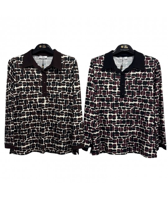 Maglia Polo Antonia - Perla Oversize Maglieria e t-shirt donna POANTONIA