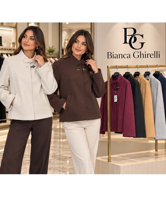 Cappetta Colletto Tinta Unita 50/2026 - Bianca Ghirelli Cappotti e giubbotti BG50/2026
