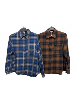 Camicia Flanella CR-2672 - Encaty Camicie e Bluse donna ECCR-2672