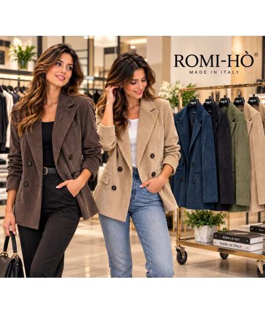 Giacca Velluto 4250 - Romi-hò Giacche RH4250