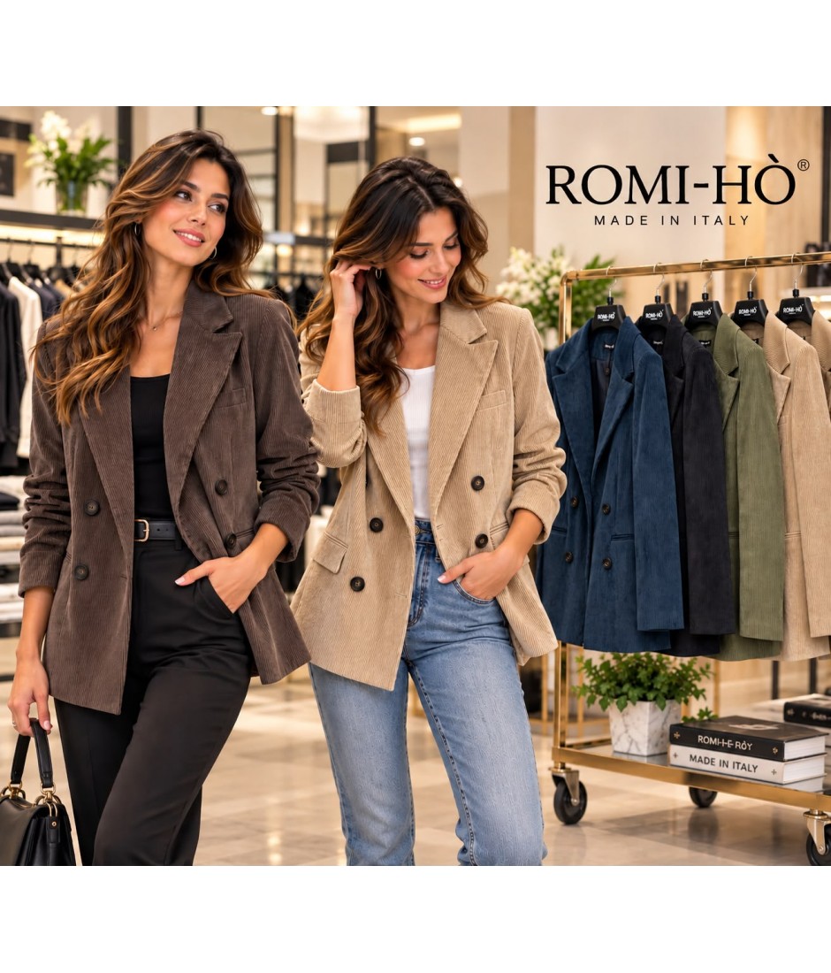Giacca Velluto 4250 - Romi-hò Giacche RH4250