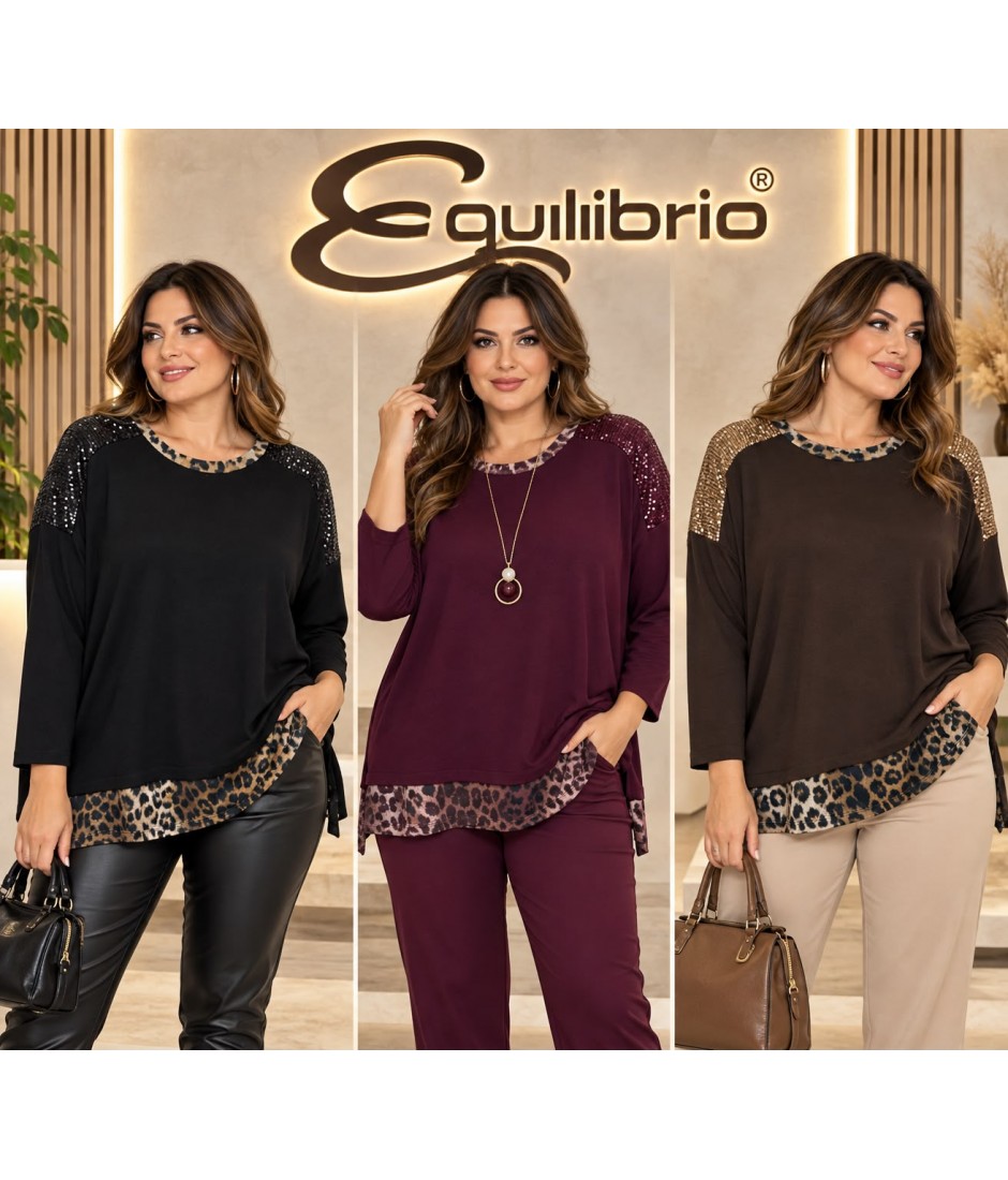 Maglia Curvy Elisa - Equilibrio Maglieria e t-shirt donna EQELISA