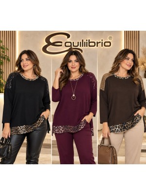 Maglia Curvy Elisa - Equilibrio Maglieria e t-shirt donna EQELISA