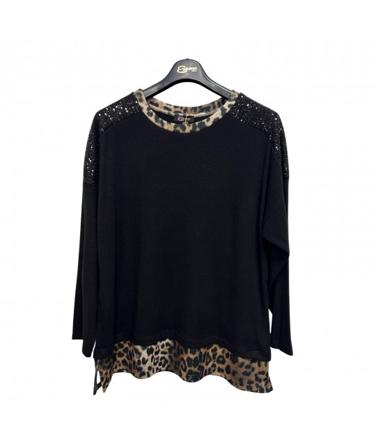 Maglia Curvy Elisa - Equilibrio Maglieria e t-shirt donna EQELISA