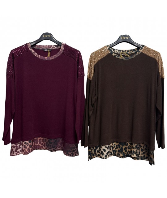 Maglia Curvy Elisa - Equilibrio Maglieria e t-shirt donna EQELISA