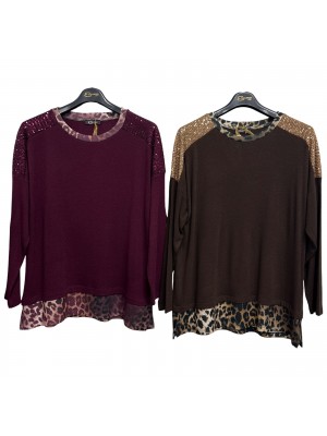 Maglia Curvy Elisa - Equilibrio Maglieria e t-shirt donna EQELISA