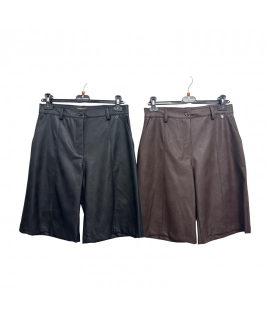 Bermuda Ecopelle 70510 - Carla Ferroni Pantaloni donna CF70510